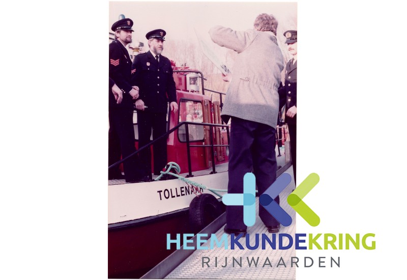 gemeente H&A 27-01-1984 ingebruik name voormalige brandblus boot van Emmerich Coll. HKR (43)
